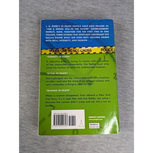 🍭 3/$10 J.D. Robb: Time of Death (Paperback) - Picture 3 of 4